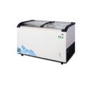 Sisil Display Freezer - 345L - White / Black