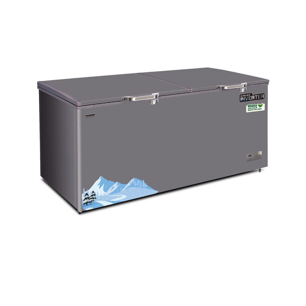 Singer Chest Freezer Inverter - 576L - white