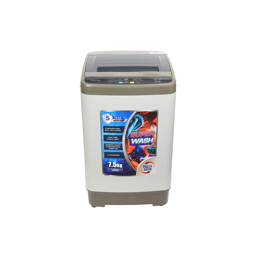 Singer Washing Machine - 7.5Kg - SWM - FAR75PT - Image 3