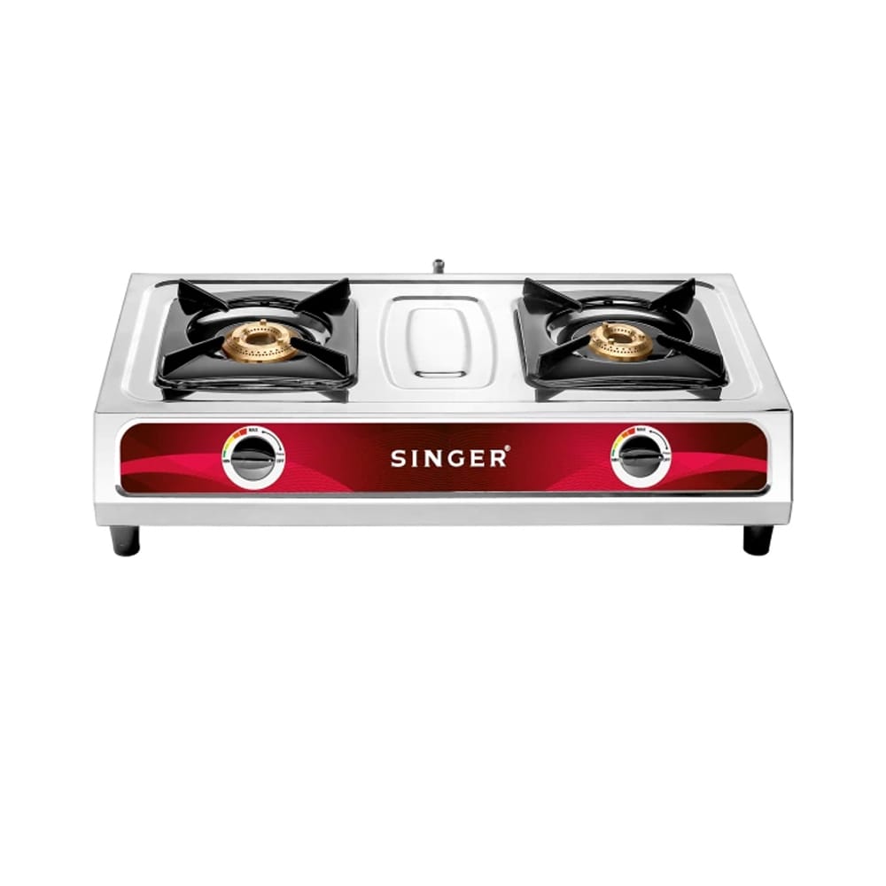 Singer 2 Burner Gas Cooker - STT 2BSS N