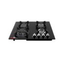 PowerBox 4 Gas Burner Glass Top Cooker Hob - 60cm -