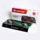 Earth Star 2 Burner Glass Top Gas Cooker - ES 787GLTB
